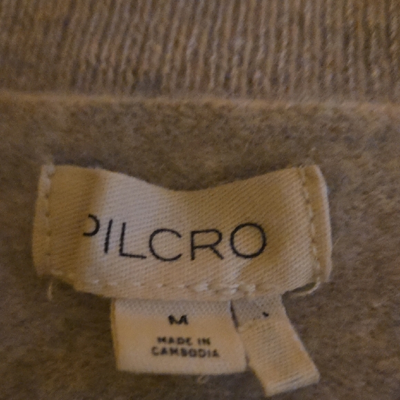 Pilcro Soft Brown Crew Neck Sweater - Picture 2 of 7